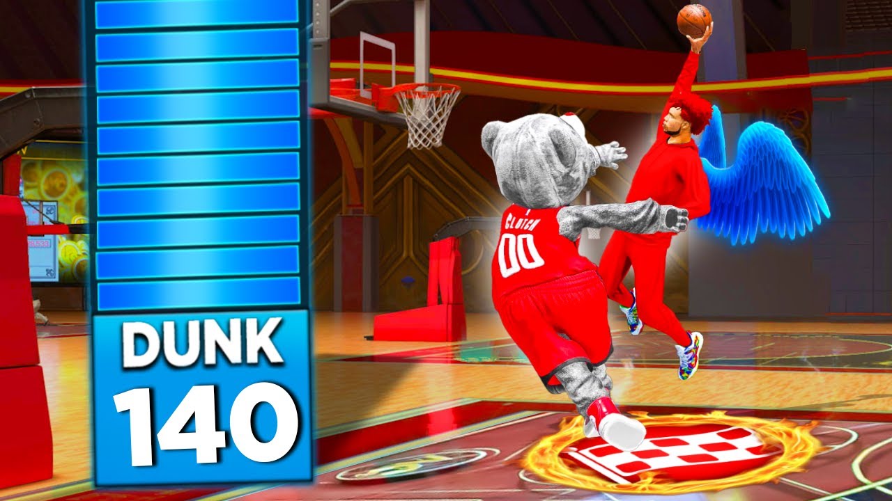 I broke NBA2K with a 140 Driving Dunk... (UNLIMITED CONTACT DUNKS)