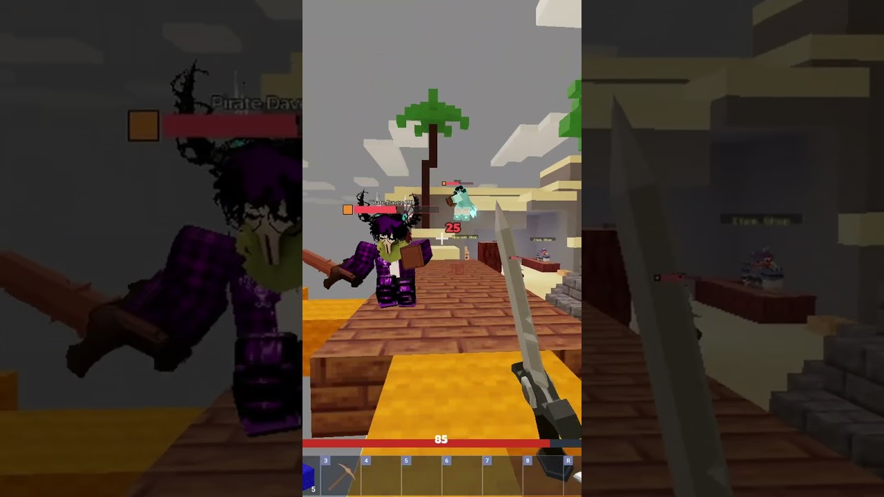 1v3🔥(Roblox Bedwars)