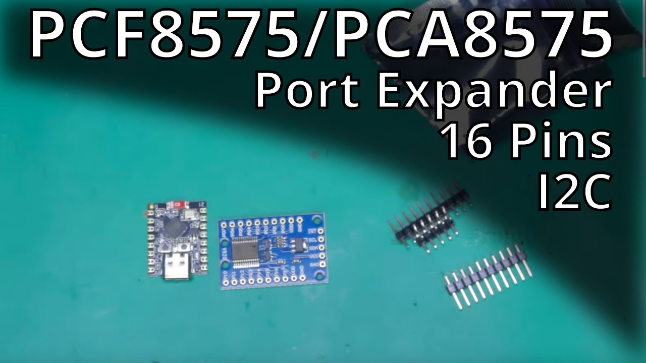 BitBastelei #653 - PCA8575/PCF8575 - I2C Port Expander - Mehr GPIO für ESP32 & Co