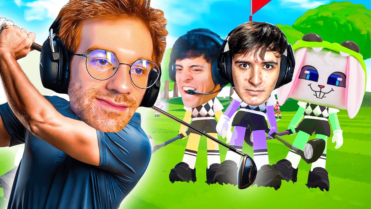 Conterstine me hace bullying en este juego - Super Battle Golf