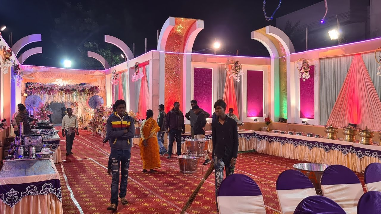 Wedding Reception organised by Mumbai Tent house TatmaToli Purnea 10 December 2022 #tent #decoration