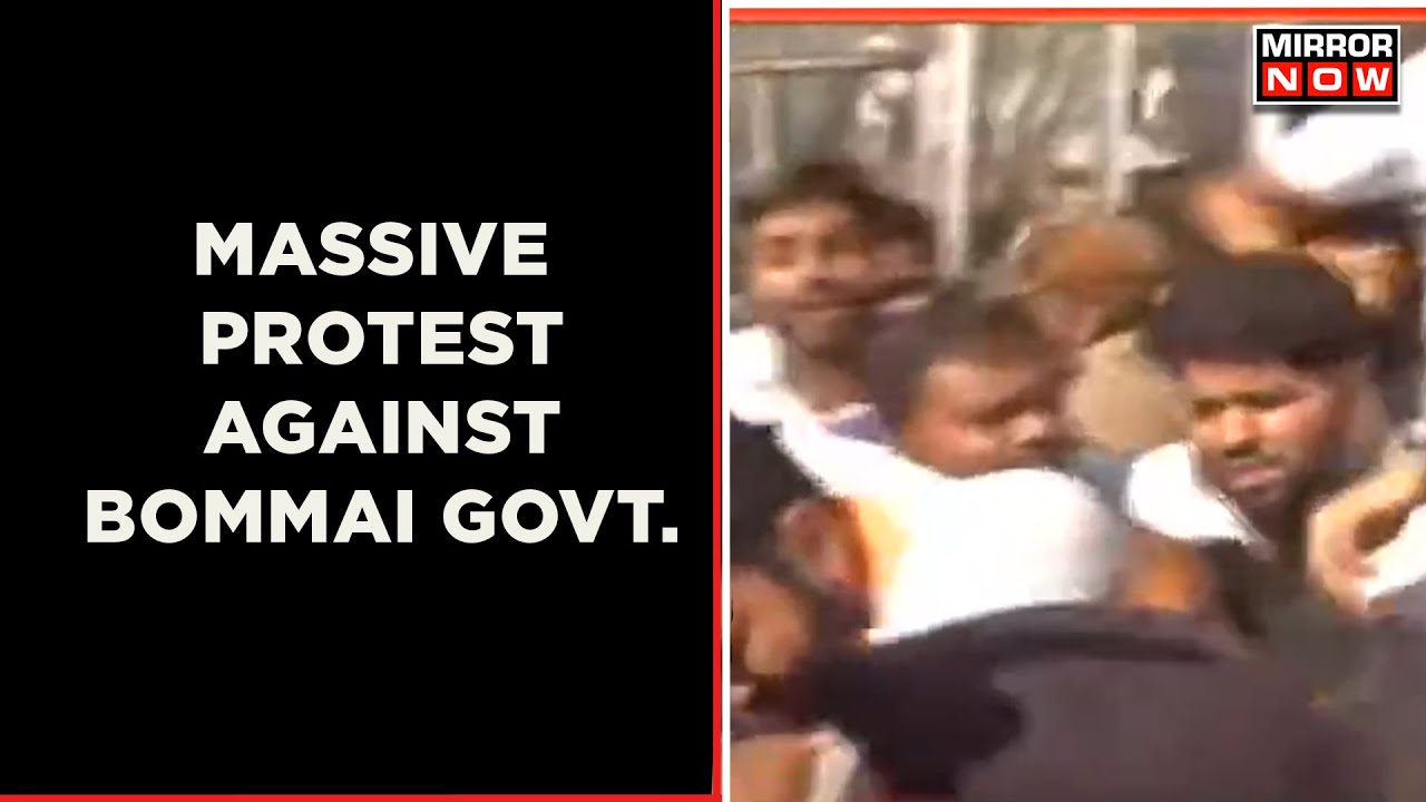 Youth Congress Stages Protest Against Karnataka Govt In Belagavi; Cops Detain Congress Workers