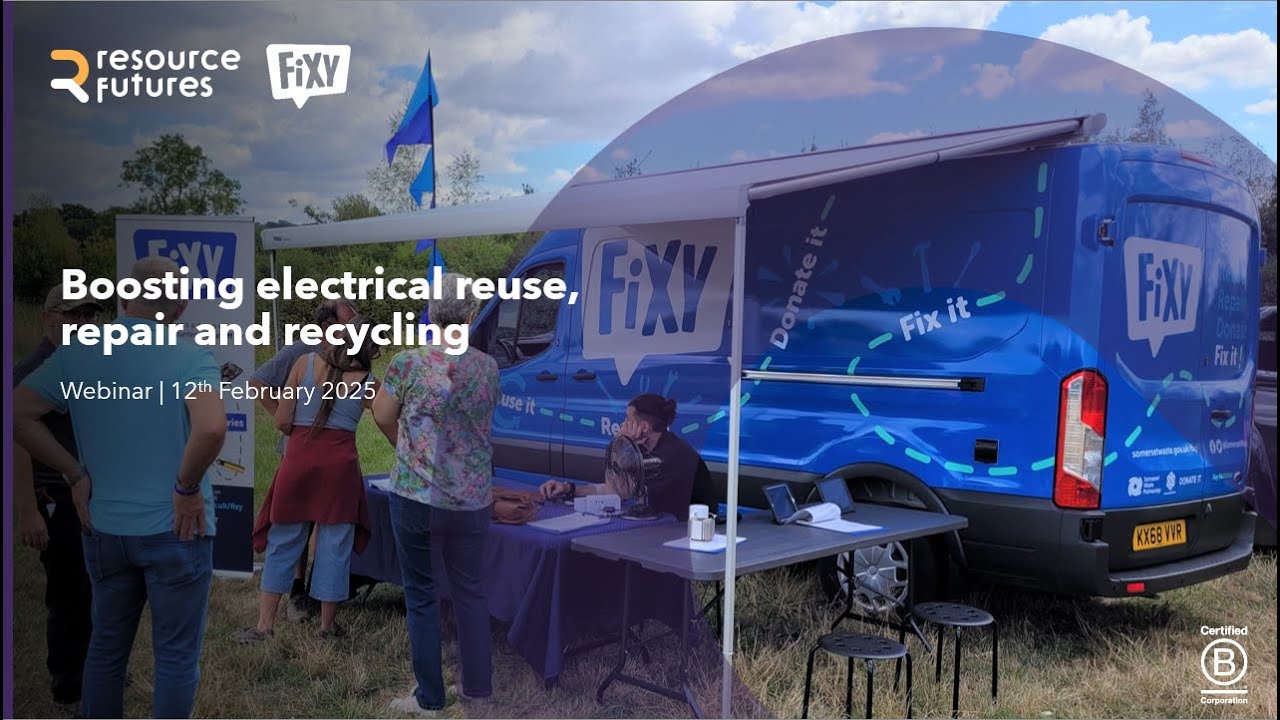Boosting electrical reuse, repair and recycling webinar