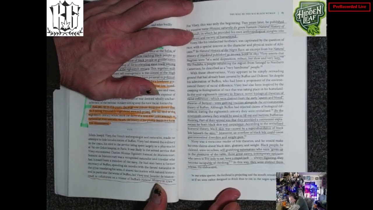 1d10t D035 5tuff: reading Fearing the Black Body by Sabrina Strings CW difficult topics