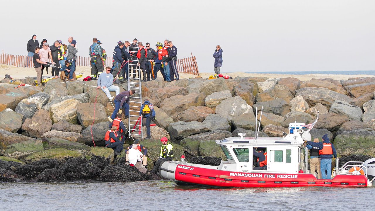 Manasquan Inlet Winter Water Rescue 1/12/24