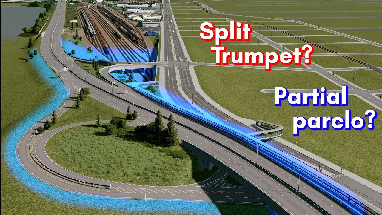 Building a weird interchange to access the industrial zone  | C:S1 Amaranth Bay #18