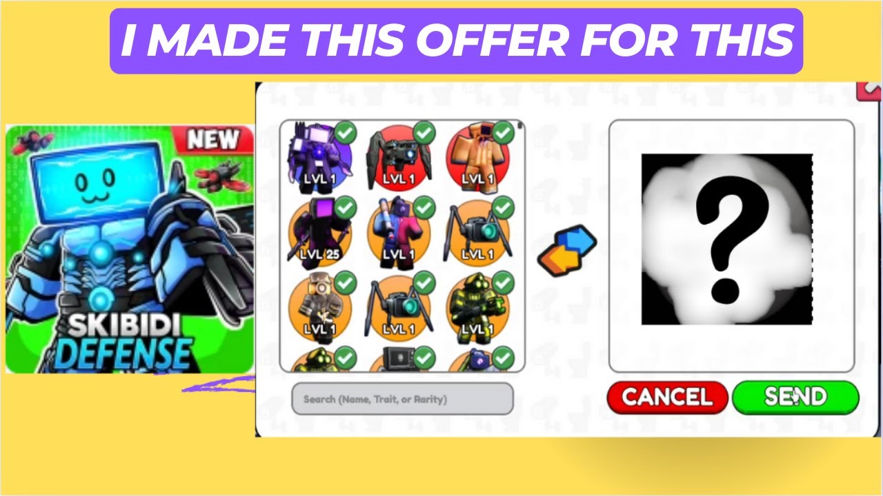 I SPENT 700k COINS and TRADE FOR THIS UNIT in SKIBIDI TOWER DEFENSE