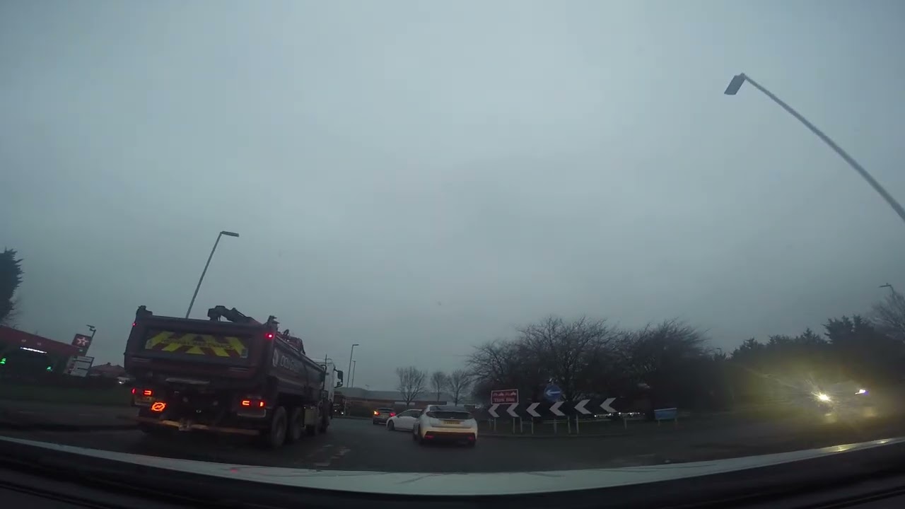 Bulwell to Chesterfield | Real-Time Drive via M1 J27 & Hucknall Bypass | Crooked Spire | 1080p