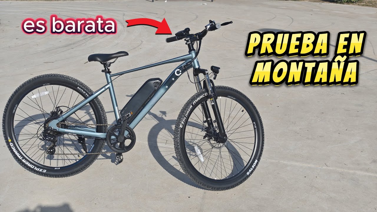PRUEBAS EXTREMAS a la BICI eléctrica más barata que puedo comprar | Cecotec e-Xplore