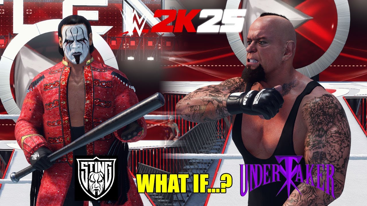 WWE 2K25 Андертейкер против Стинга - Полный видеопрохождение матча