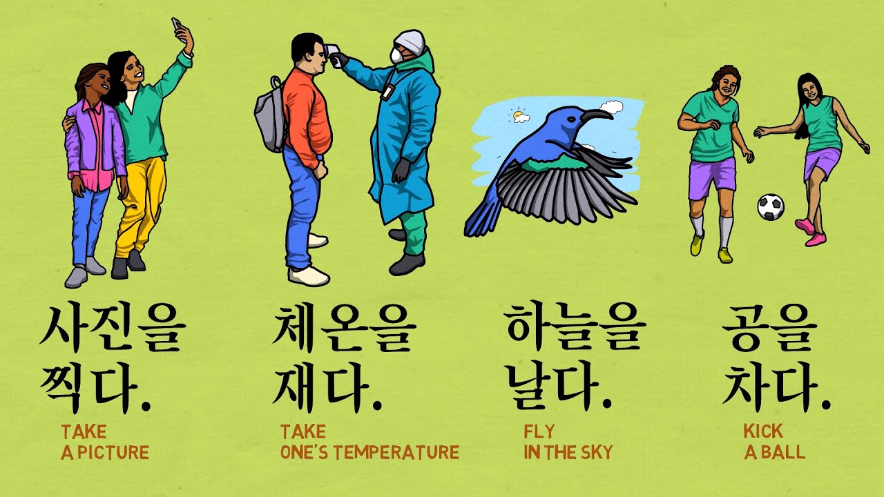 Object + Verb (40 Korean Sentences)