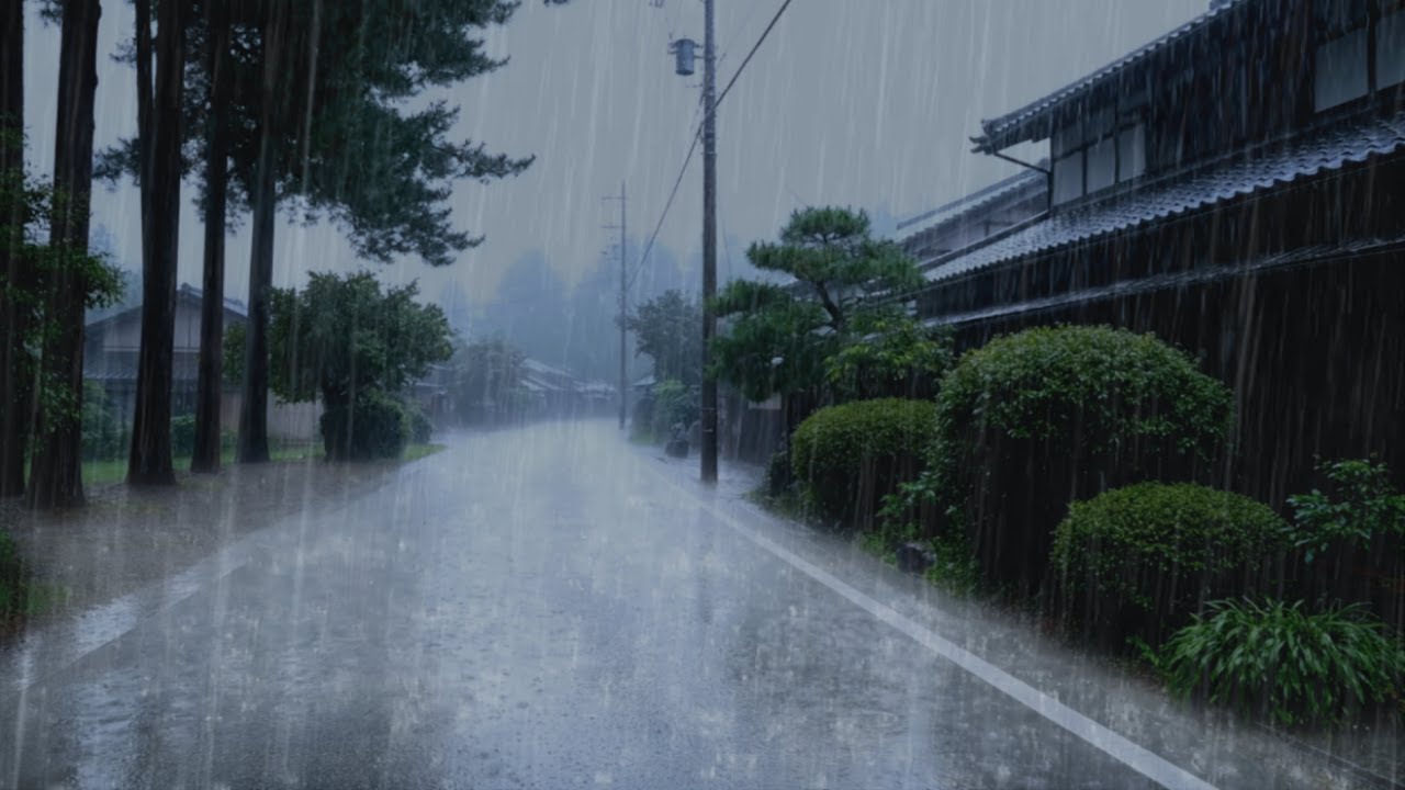 Rain Sounds For Sleeping 99% | Fall Asleep Fast With Heavy Rain & Relaxing Thunderstorm Night ASMR