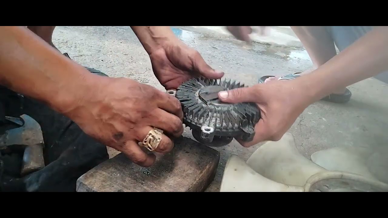 paano mag dagdag ng silicon oil sa radiator fan.4D56 mitsubishi