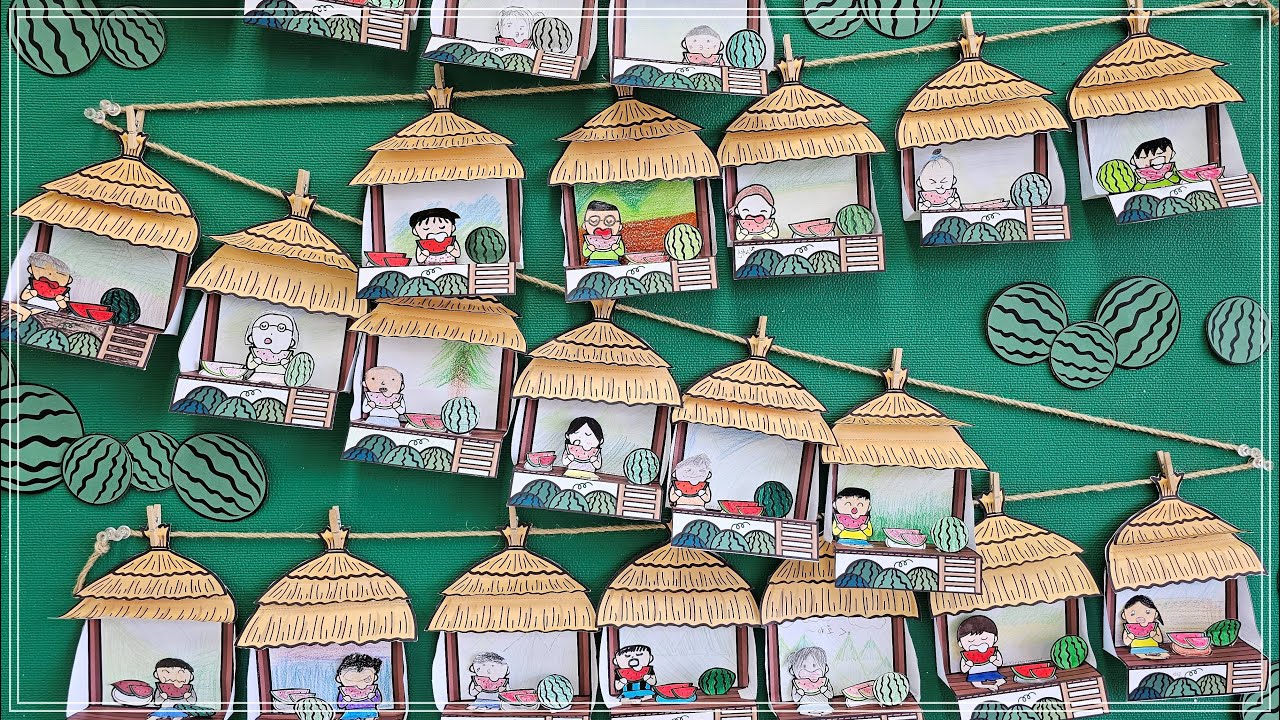 원두막 한 채 분양 받으세요! / 수박 원두막