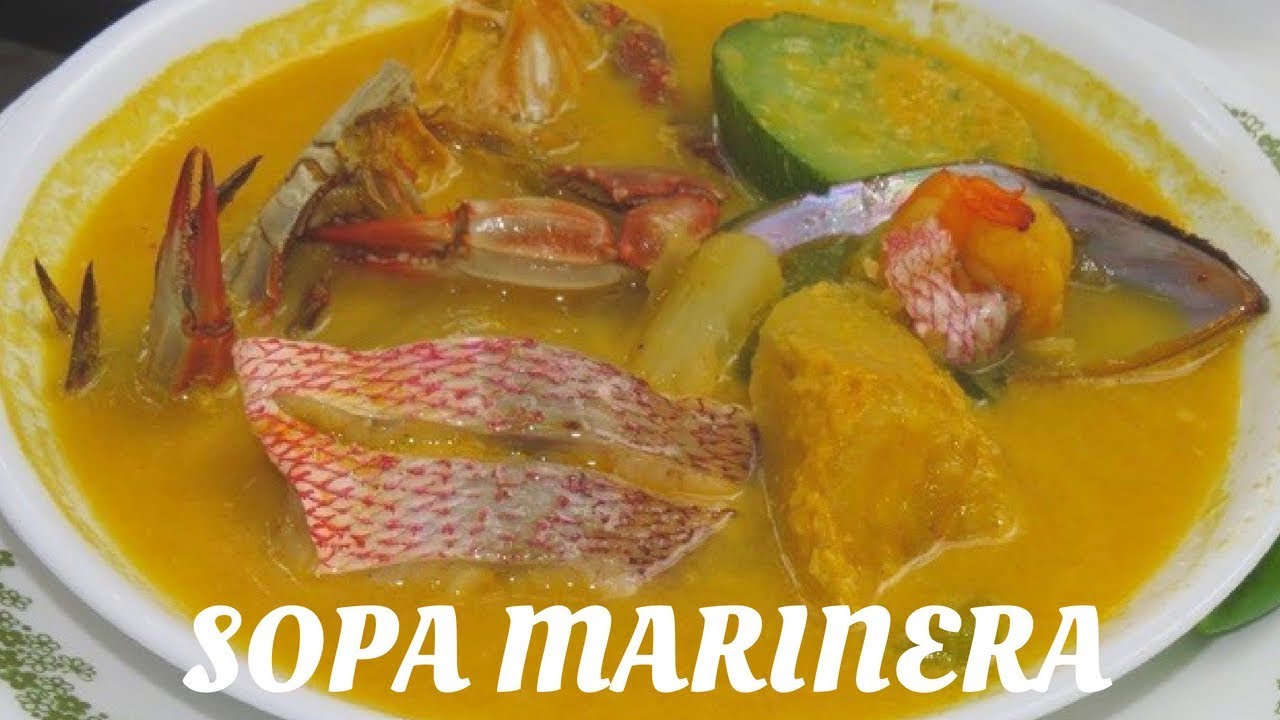 SOPA MARINERA HONDUREÑA |ESTILO COCINA Y PALADAR