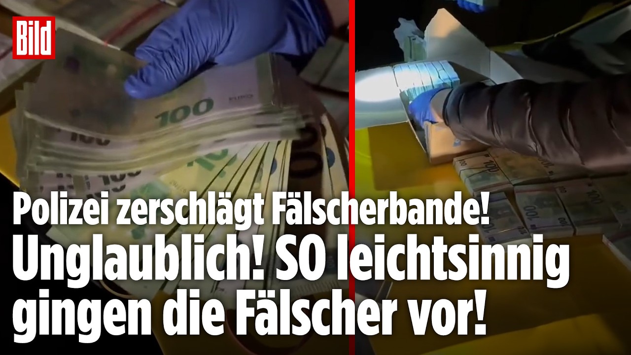 BULGARIEN: Polizei schnappt Geldf&auml;lscher bei Mega-Razzia in Osteuropa! 1,2 Mio. Euro sichergestellt!