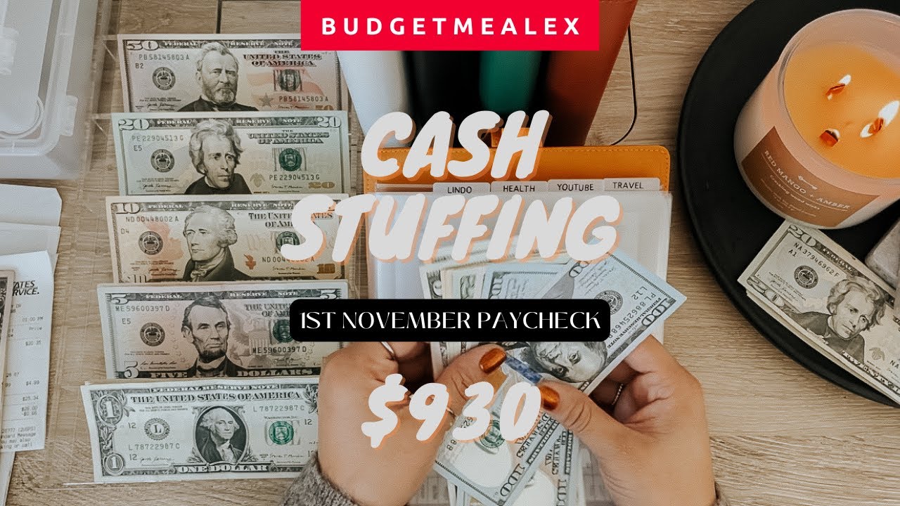 Cash Envelope Stuffing | $930 | November Paycheck #1 | Dave Ramsey Inspired