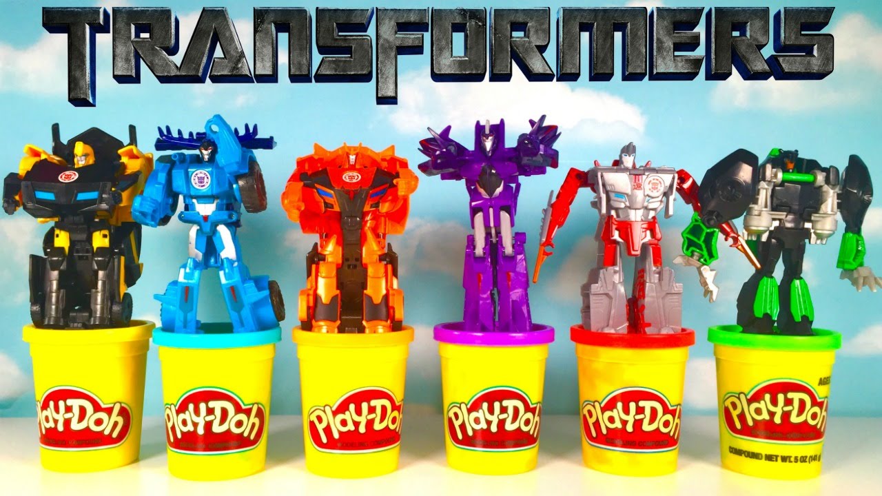TRANSFORMERS ROBOTS IN DISGUISE Play Doh
