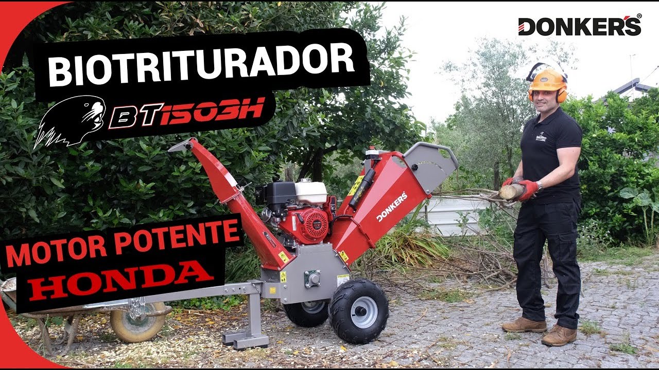 Conheça o Biotriturador DONKER´S 1503H com Motor Honda - Eficiência e Potência!