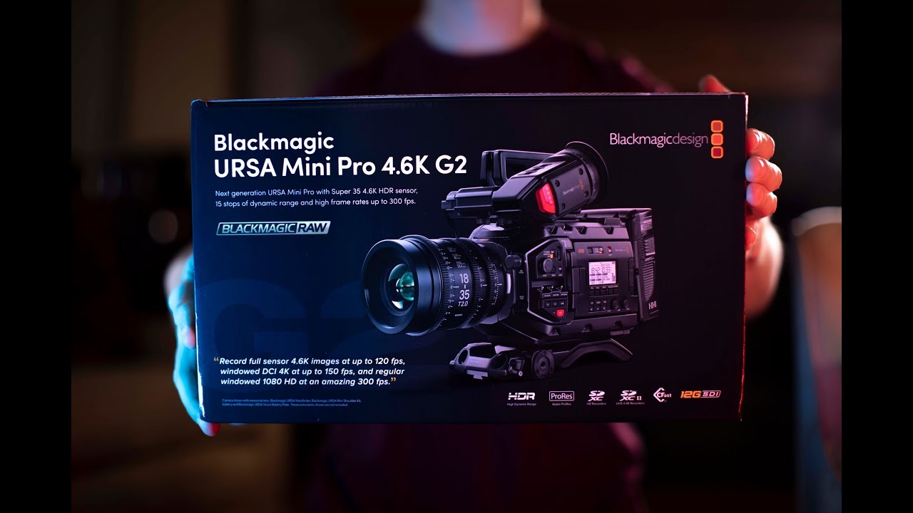 Blackmagic Ursa Mini Pro 4.6k G2 - Unboxing