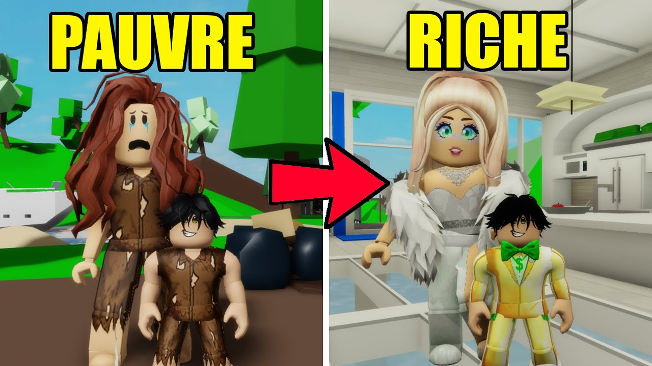 MAMAN PAUVRE VS MAMAN RICHE SUR BROOKHAVEN ! ROBLOX