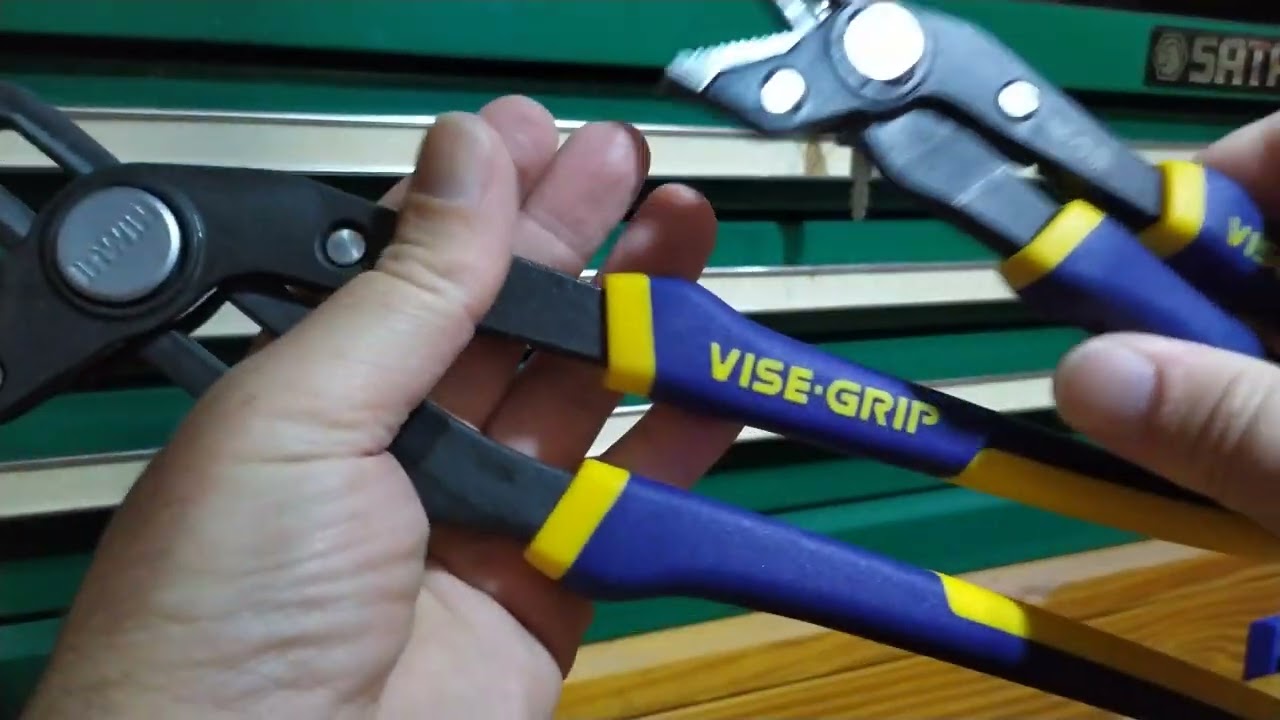 Alicate Bomba d'água Irwin Vise Grip GrooveLock GV8R e GV12