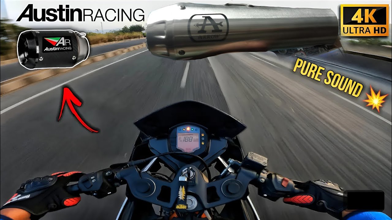 KTM RC 390 Bs3 Exhaust ModificationHow To Install Exhaust In Rc 390 ARExhaust #rc390 #modified