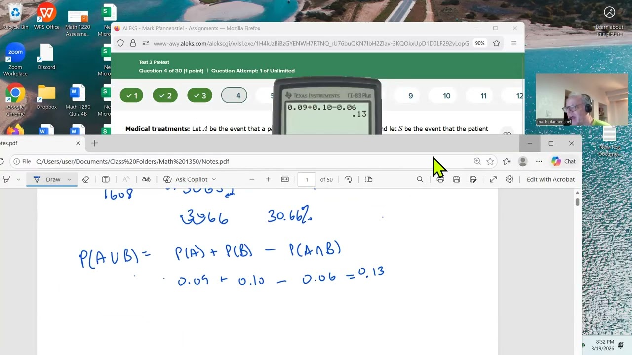 Math 1350 Pretest 2 Problems 1-5