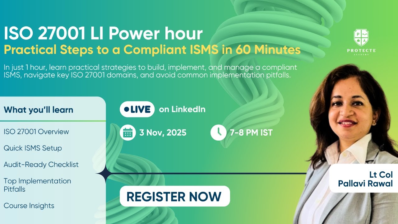 🚨 FREE ISO 27001 Masterclass, Going Beyond the Slides!🚨
