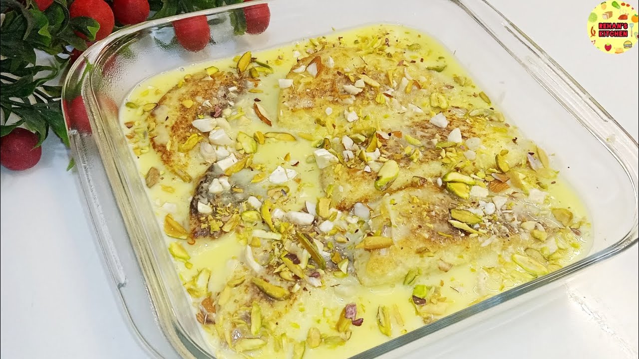 Shahi Sweet Bread Recipe | Ramadan Special Sweet Dish | Easy Dessert Recipe 