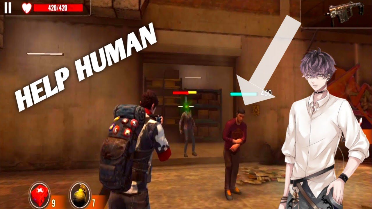 I AM HELP THIS HUMAN FOR ZOMBIE 😡 / ZOMBIE