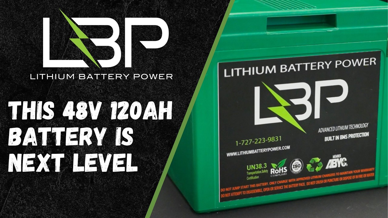 This 48v 120ah Battery Is Next Level | Lithium Battery Power