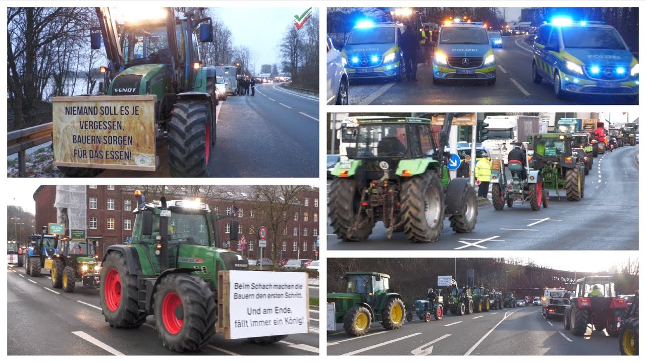 🚜 Trecker-Demo in Hagen: Landwirte machen mit großem Konvoi Druck!