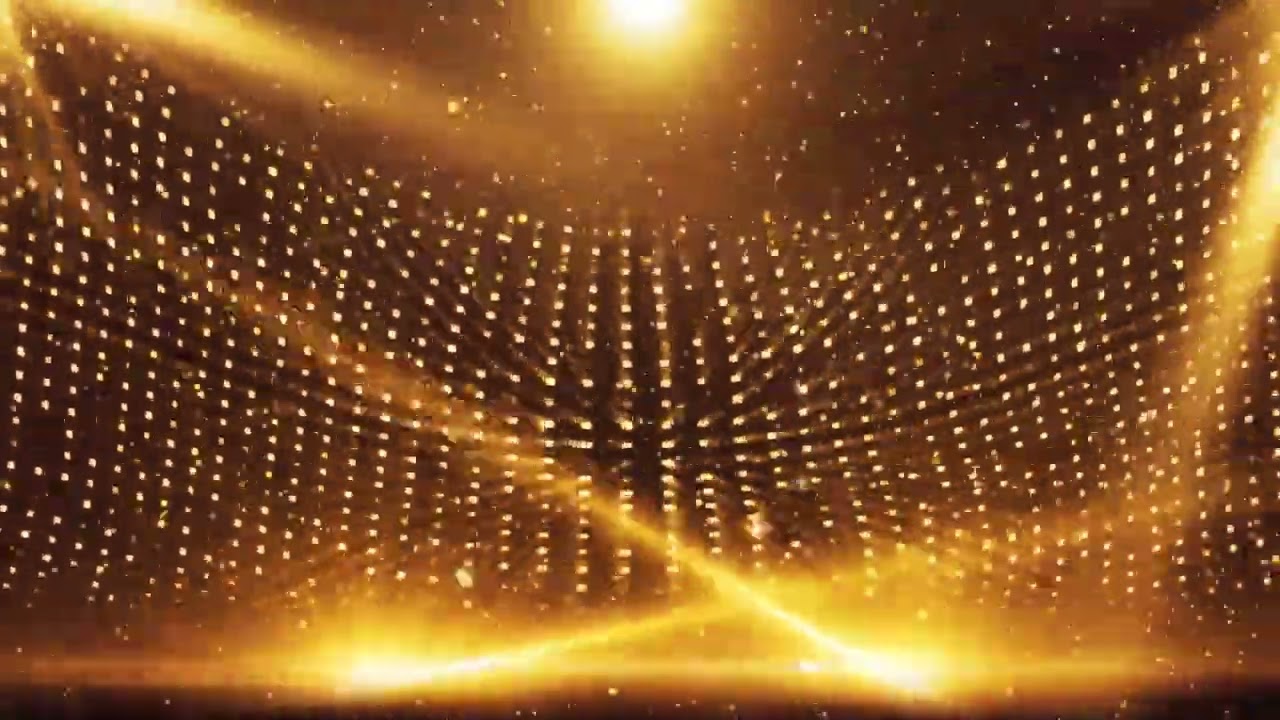 Hiệu ứng màn hình LED - Sân khấu đèn vàng