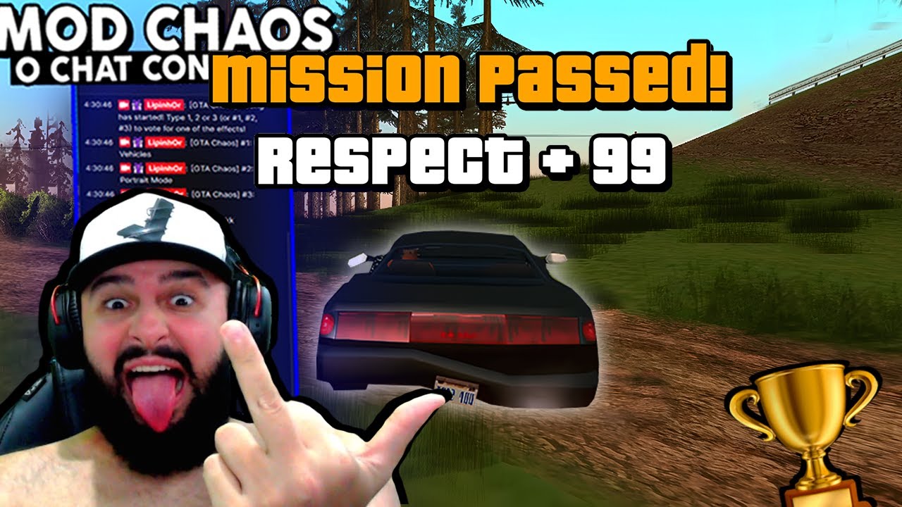 CONSEGUI TERMINAR A CORRIDA NAS ÚLTIMAS kkkkkkkjjj GTA SA: CHAOS MOD [PARTE 29]