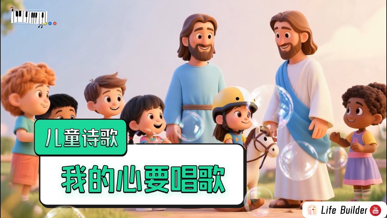 儿童诗歌 🎸：我的心要唱歌 💥 | 兒歌童謠 | 卡通動畫 |