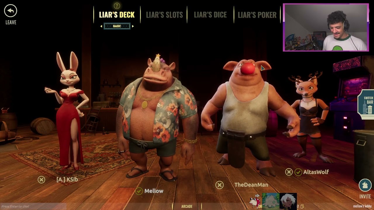 Liar's Bar, 100% Orange Juice & Warcraft 3 Reforged | Community Games VOD