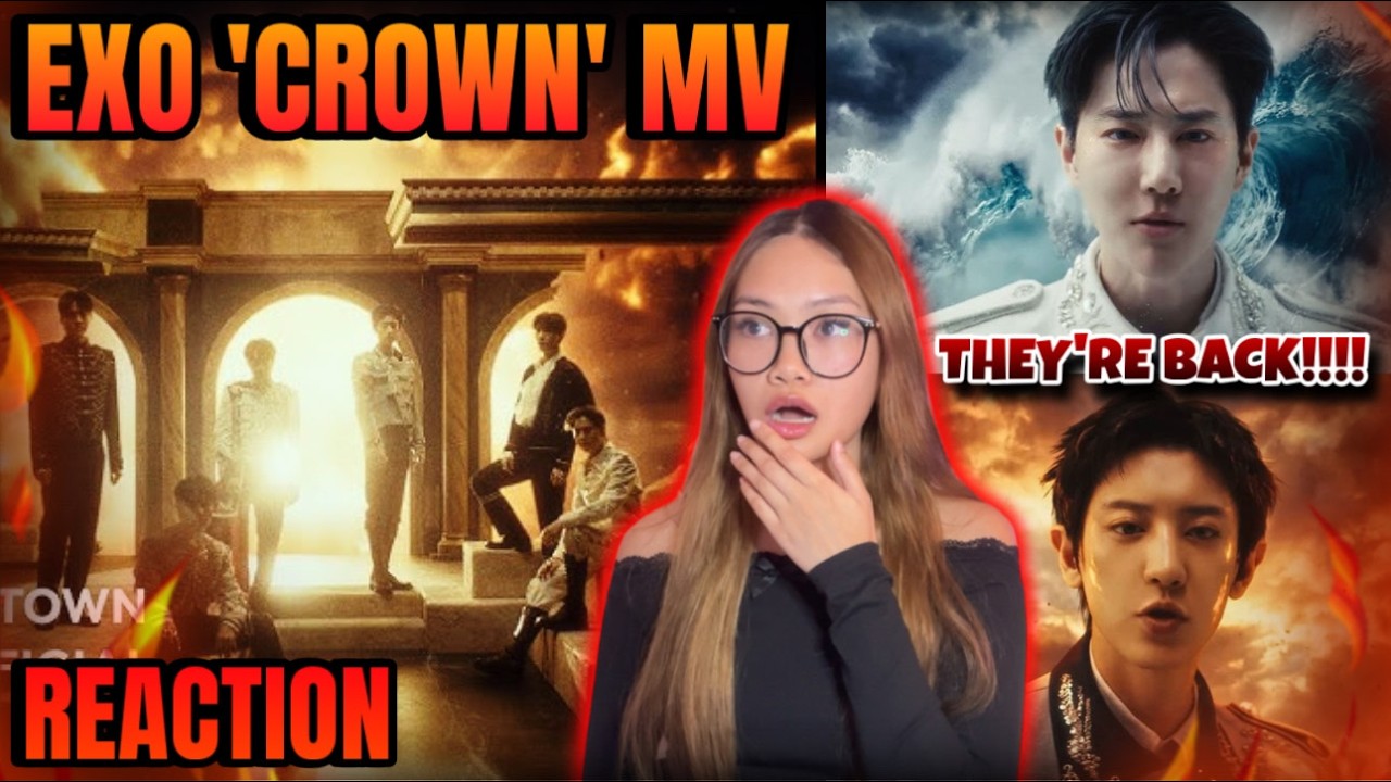 МОЙ ПЕРВЫЙ КАМПАН EXO!!! РЕАКЦИЯ НА КЛИПА EXO «Crown» 👑