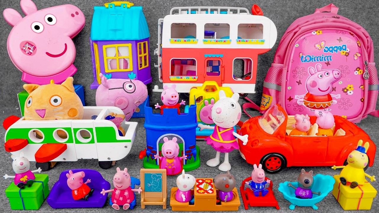 11 Minutes Satisfying ASMR Unboxing | Adorable Peppa Pig Peppa's Dance Party Playset