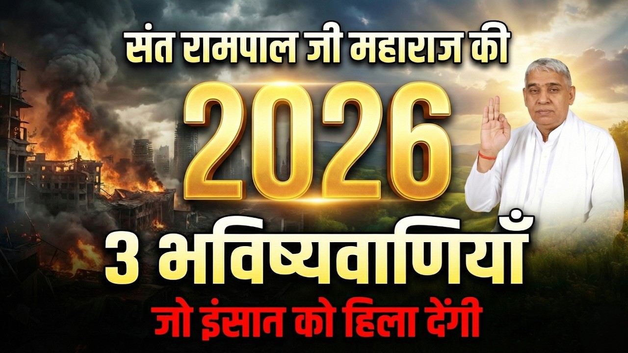 2026 को लेकर बड़ा संकेत | संत रामपाल जी महाराज की 3 डरावनी भविष्यवाणियाँ 😳