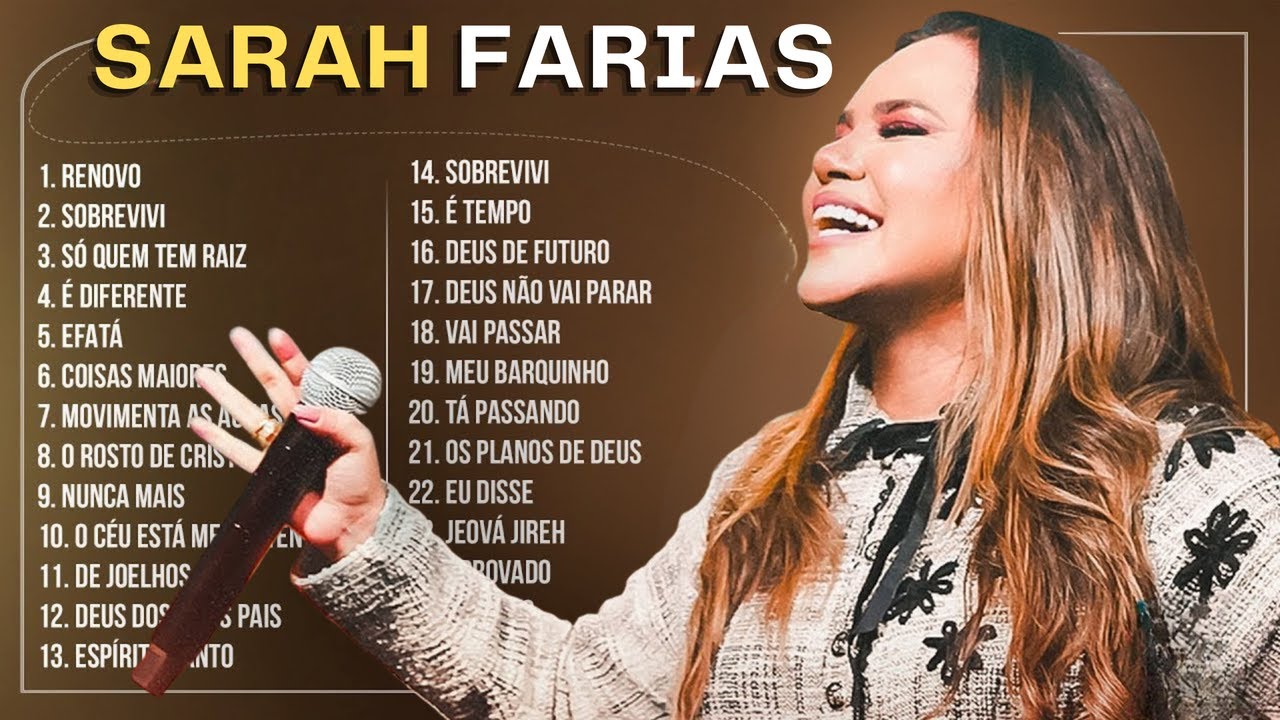 Sarah Farias AI – As Mais Tocadas de 2025 | Louvores Que Curam a Alma