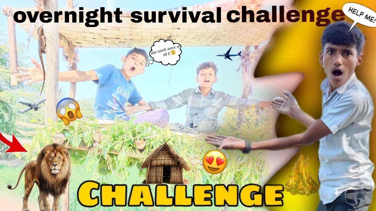 Overnight survival challenge in masan 😲 रात को सर्दी से हालत खराब हो गई 🥶