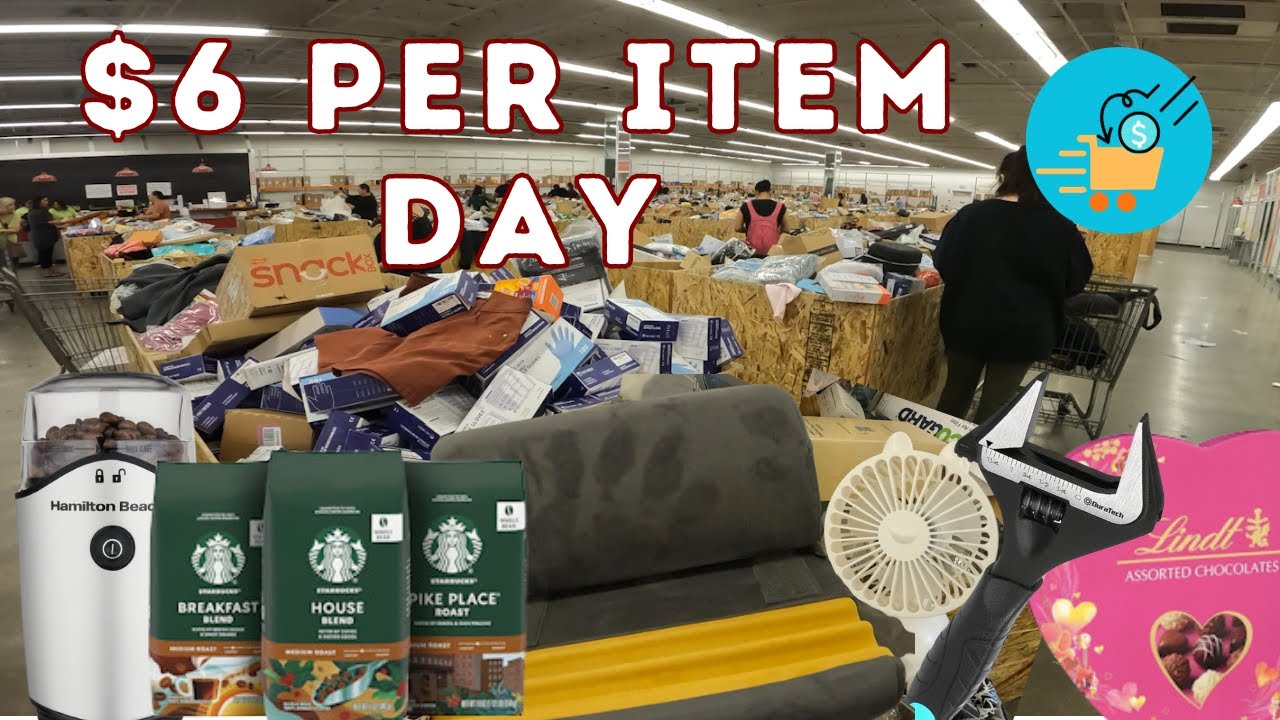 Everything is $6 from an Amazon Return Store | Falling Prices