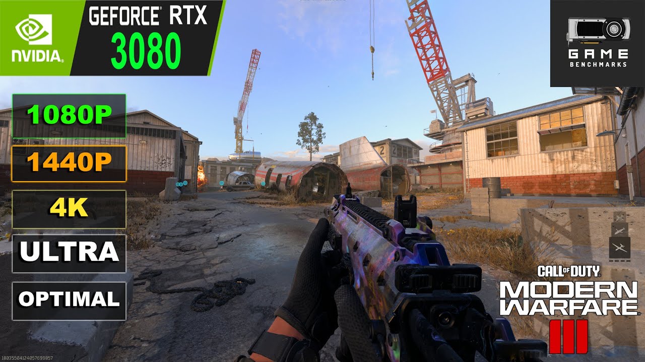 RTX 3080 | Call Of Duty Modern Warfare 3. Настройки 1080P, 1440P, 4K Ultra и оптимальные | Тест DLSS