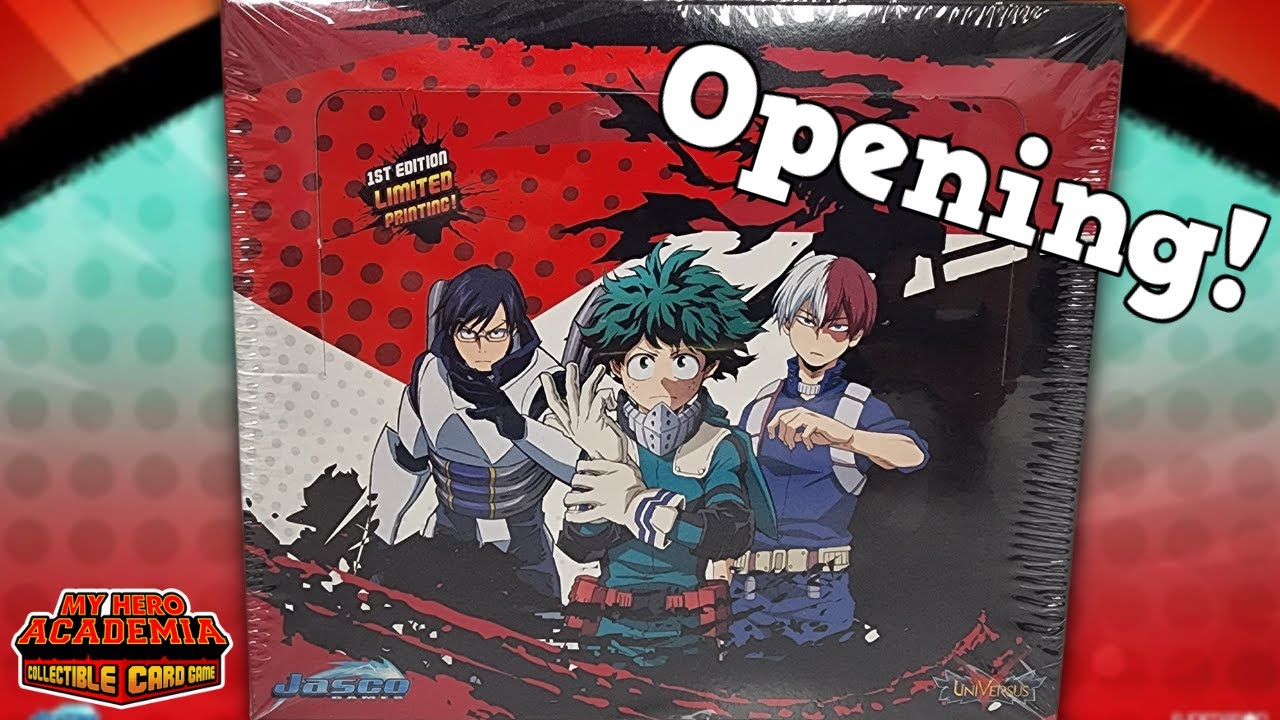 BEST BOX OPENING! My Hero Academia Card Game (Set 2 Crimson Rampage)