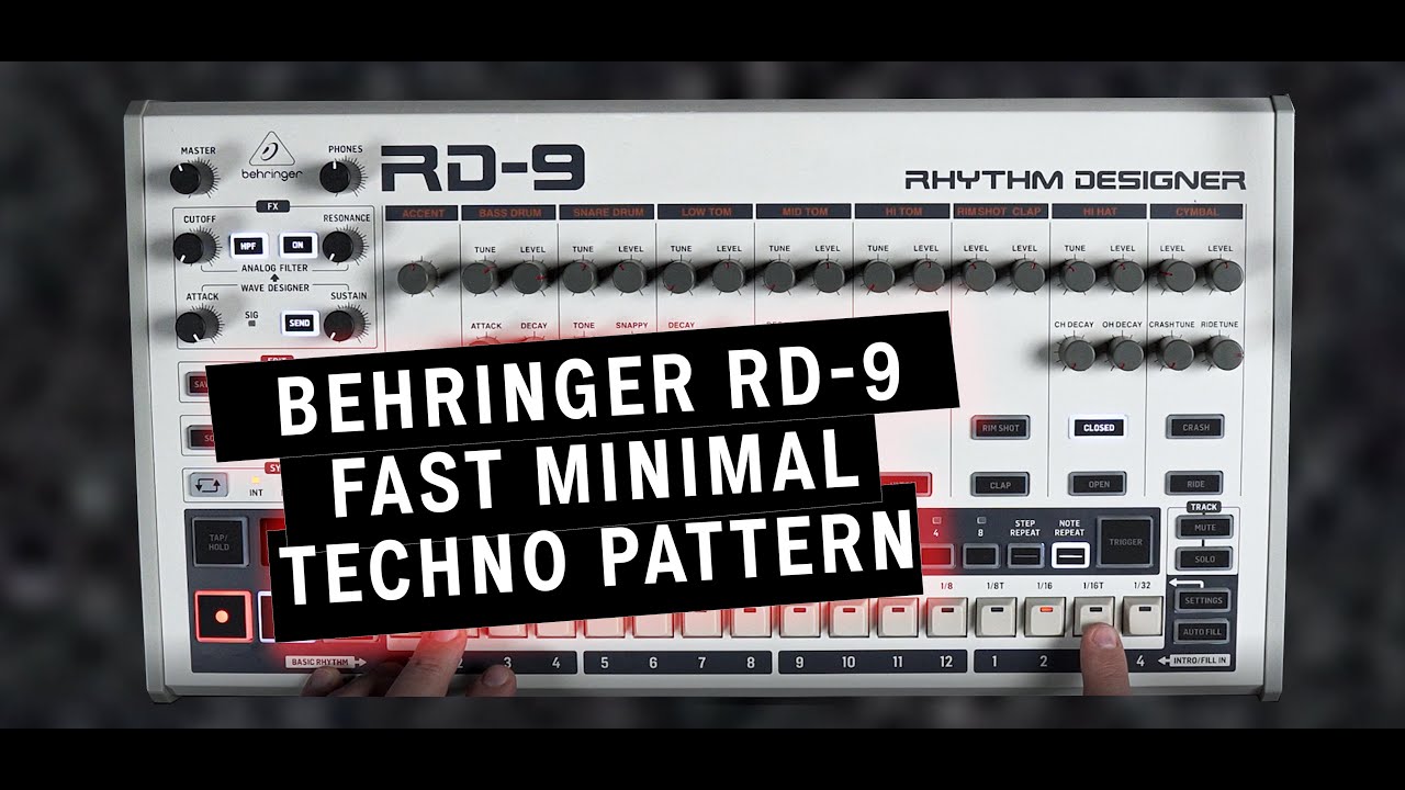 RD-9 FAST MINIMALISTIC TECHNO BEAT + SAMPLE PACK | riemannkollektion.com