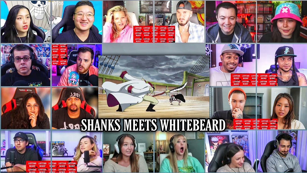 Shanks Meets Whitebeard Reaction Mashup | One Piece Episode 316