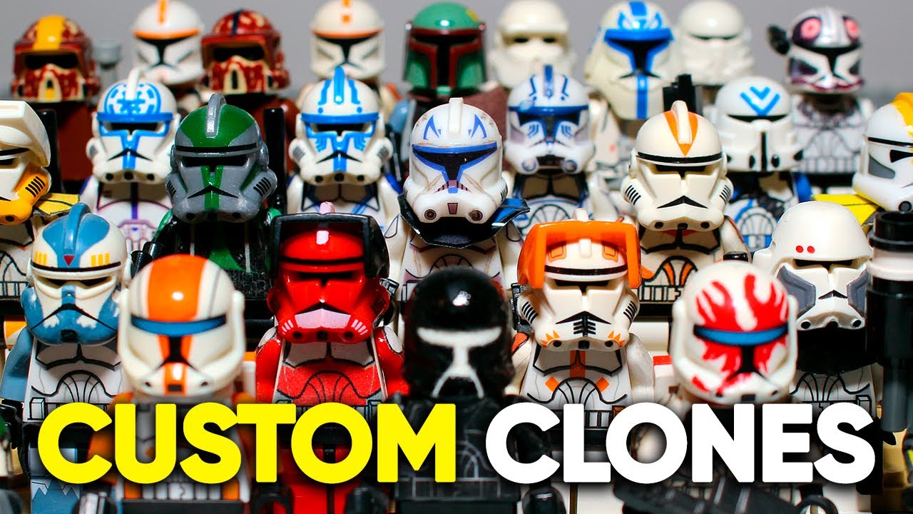 All My LEGO Star Wars Custom Clone Troopers Collection | Все Мои Кастомные ЛЕГО Клоны | Коллекция