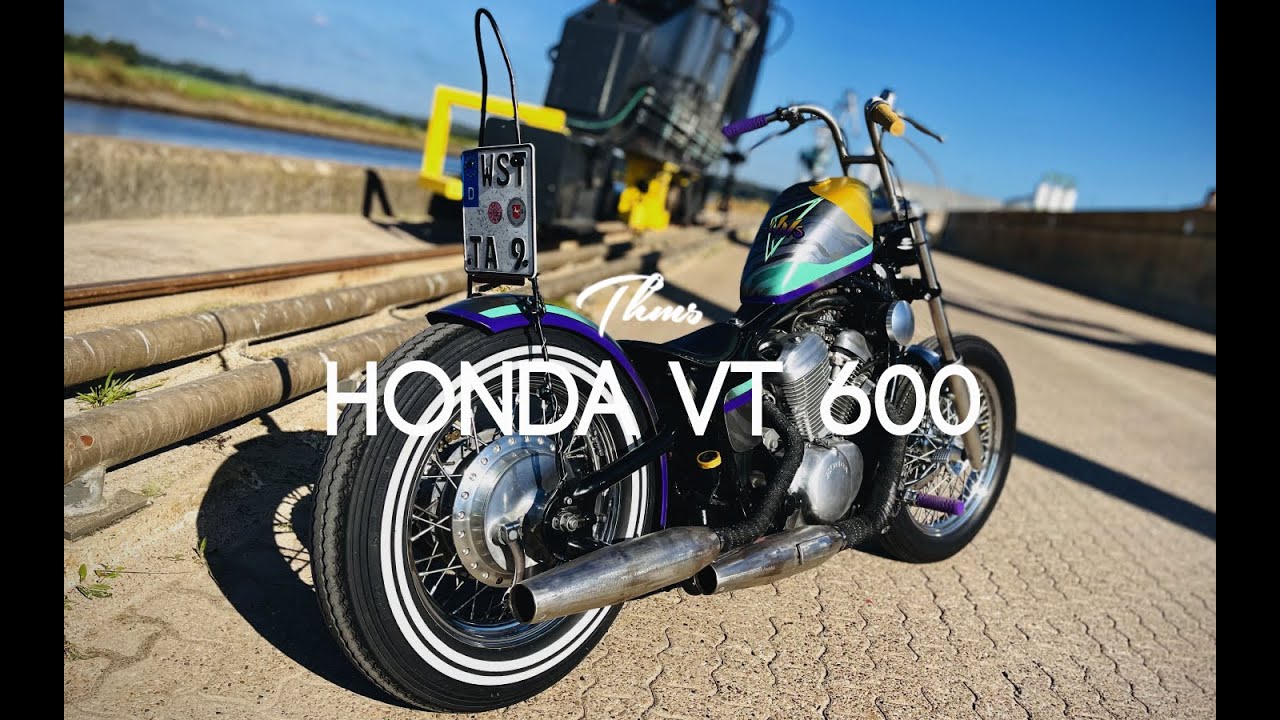 Honda VT600 Old School Chopper | The Lazy Zebra