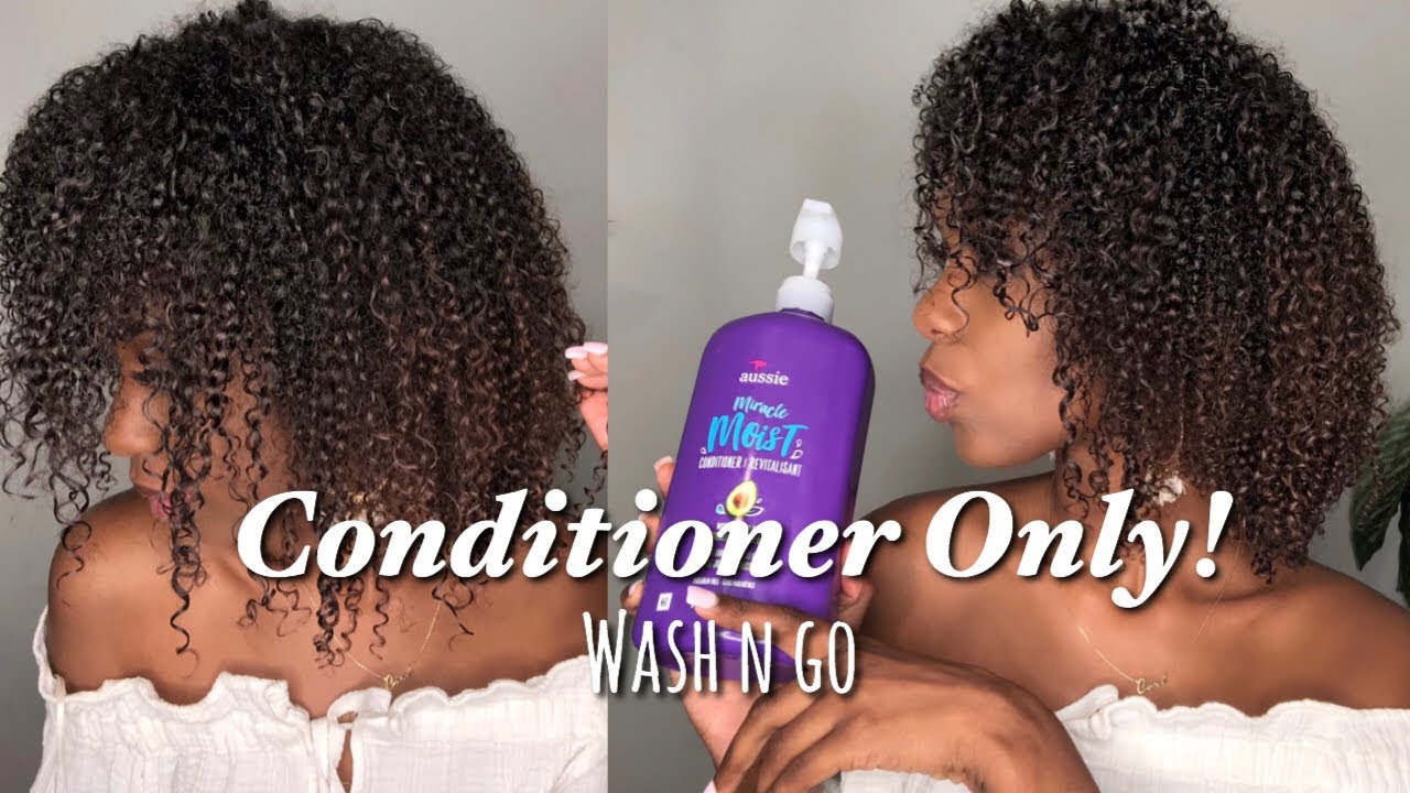 Conditioner ONLY Wash And Go |No Gel | Aussie Moist